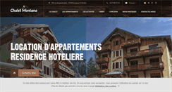 Desktop Screenshot of chalet-montana73.com